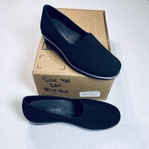 SAS Shoes Women's Bliss Black Loafers 9 Wide SAS Bliss Slip On Comfort Wedge